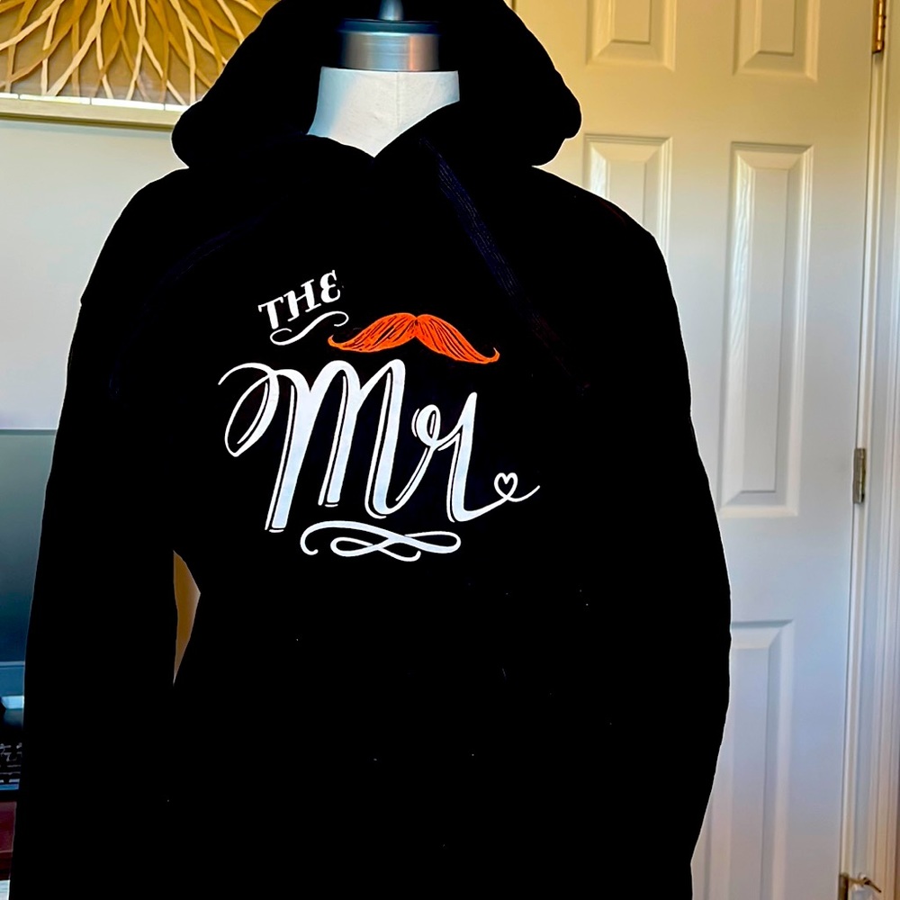 Wedding sweatshirts set mens and womens